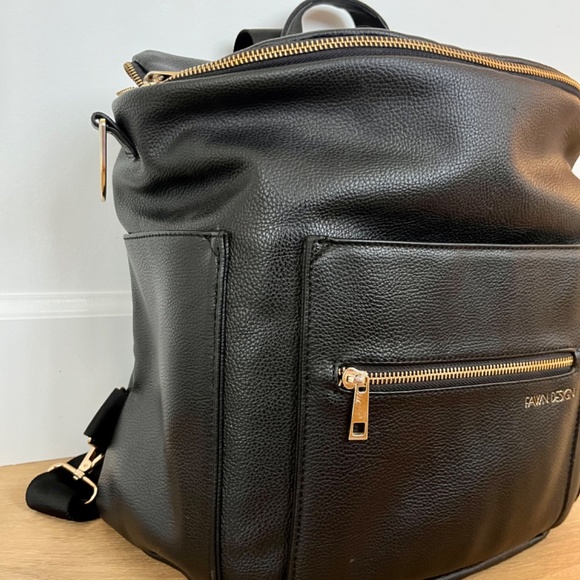 fawn Design Black Diaper Back. Original - Picture 3 of 5